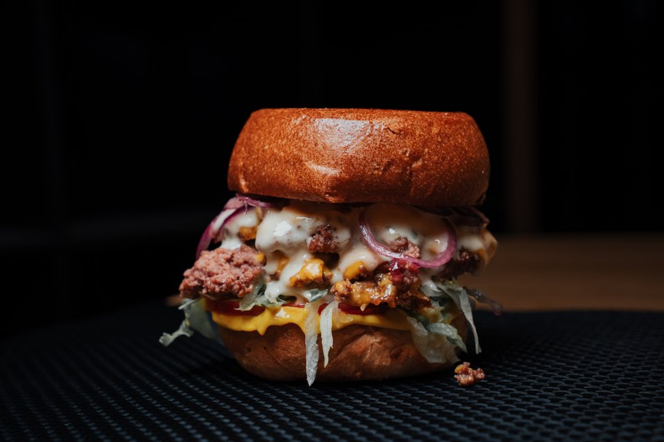 Mustard Joy burger
